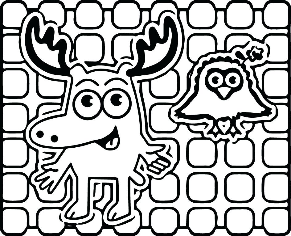 944x764 Moose Coloring Pages Moose A Moose Noggin Coloring Pages Baby