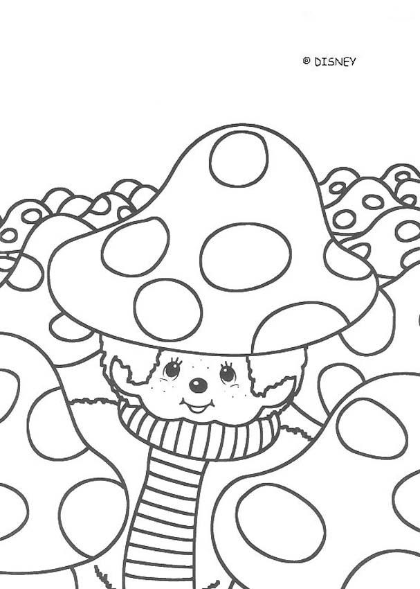 Monchhichi Coloring Pages 607x850 Monchhichi Coloring Pages