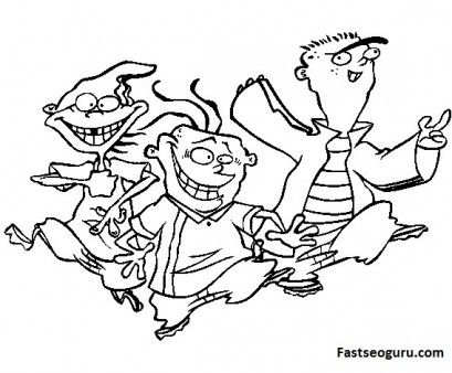 Printable Ed Edd N Eddy Coloring Pages For Kids 409x338 Printable Ed Edd N Eddy Coloring Pages For Kids