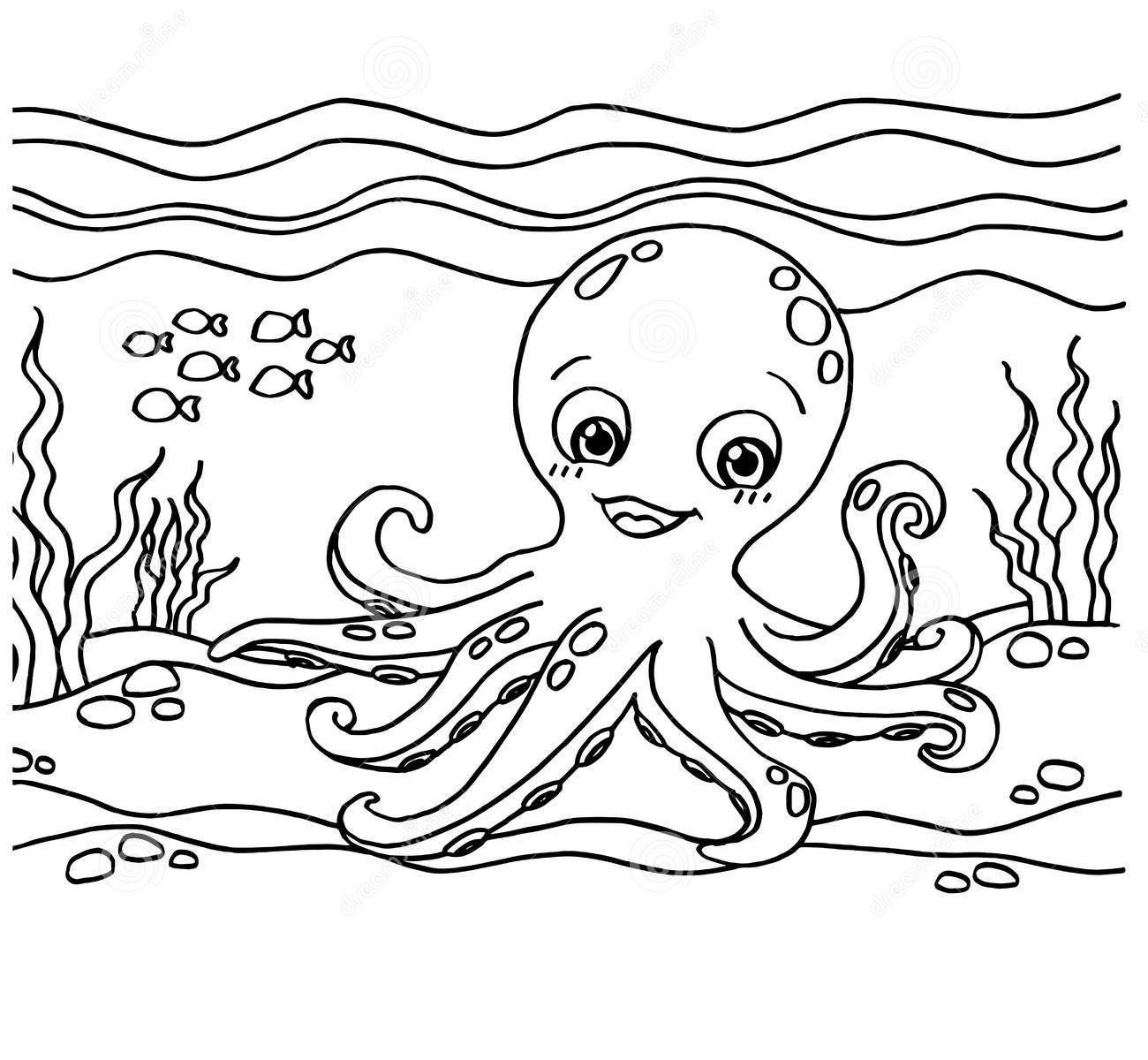 Coloring For Kids Vector Of Cartoon Strong Stingray Page Outline 1300x1200 Coloring For Kids Vector Of Cartoon Strong Stingray Page Outline