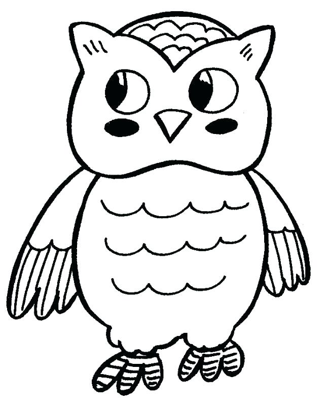 645x800 Printable Cartoon Owl Coloring Pages Page Cute On Flying Pa