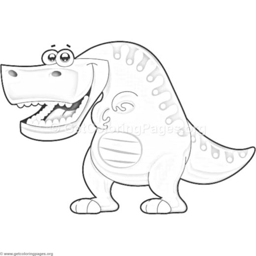 520x520 Cartoon Coloring Pages Free Printable
