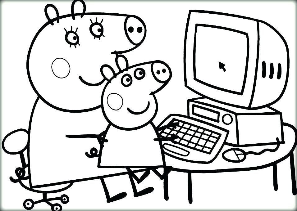Coloring Pages Of Pigs Pig Coloring Book Pigs Cartoon Coloring 956x680 Coloring Pages Of Pigs Pig Coloring Book Pigs Cartoon Coloring