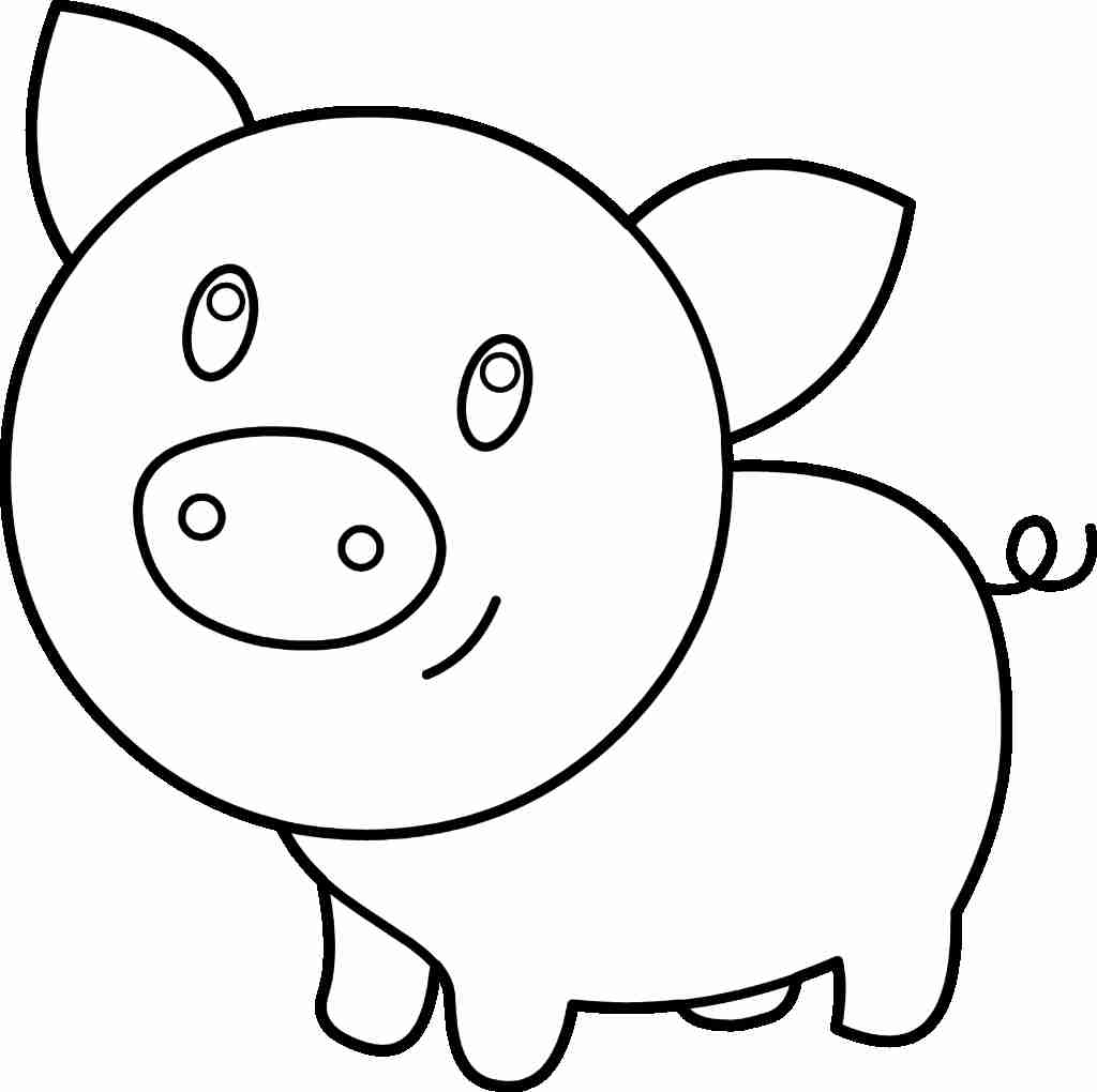 Interesting Picture Of A Pig To Color Coloring Pages Free Best 1024x1020 Interesting Picture Of A Pig To Color Coloring Pages Free Best