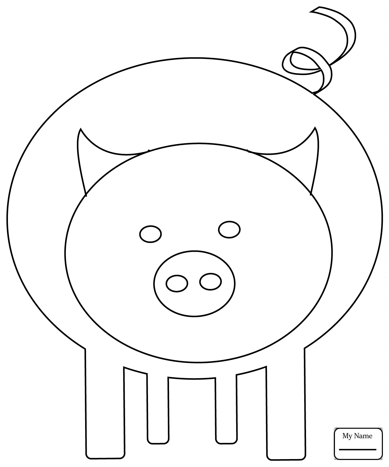 New Cartoon Pig Coloring Pages Gallery Printable Coloring Sheet 1275x1530 New Cartoon Pig Coloring Pages Gallery Printable Coloring Sheet