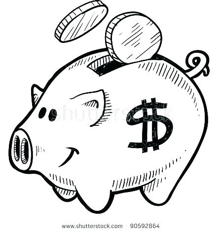 Dollar Sign Coloring Page Piggy Bank Coloring Page Inspirational 450x470 Dollar Sign Coloring Page Piggy Bank Coloring Page Inspirational