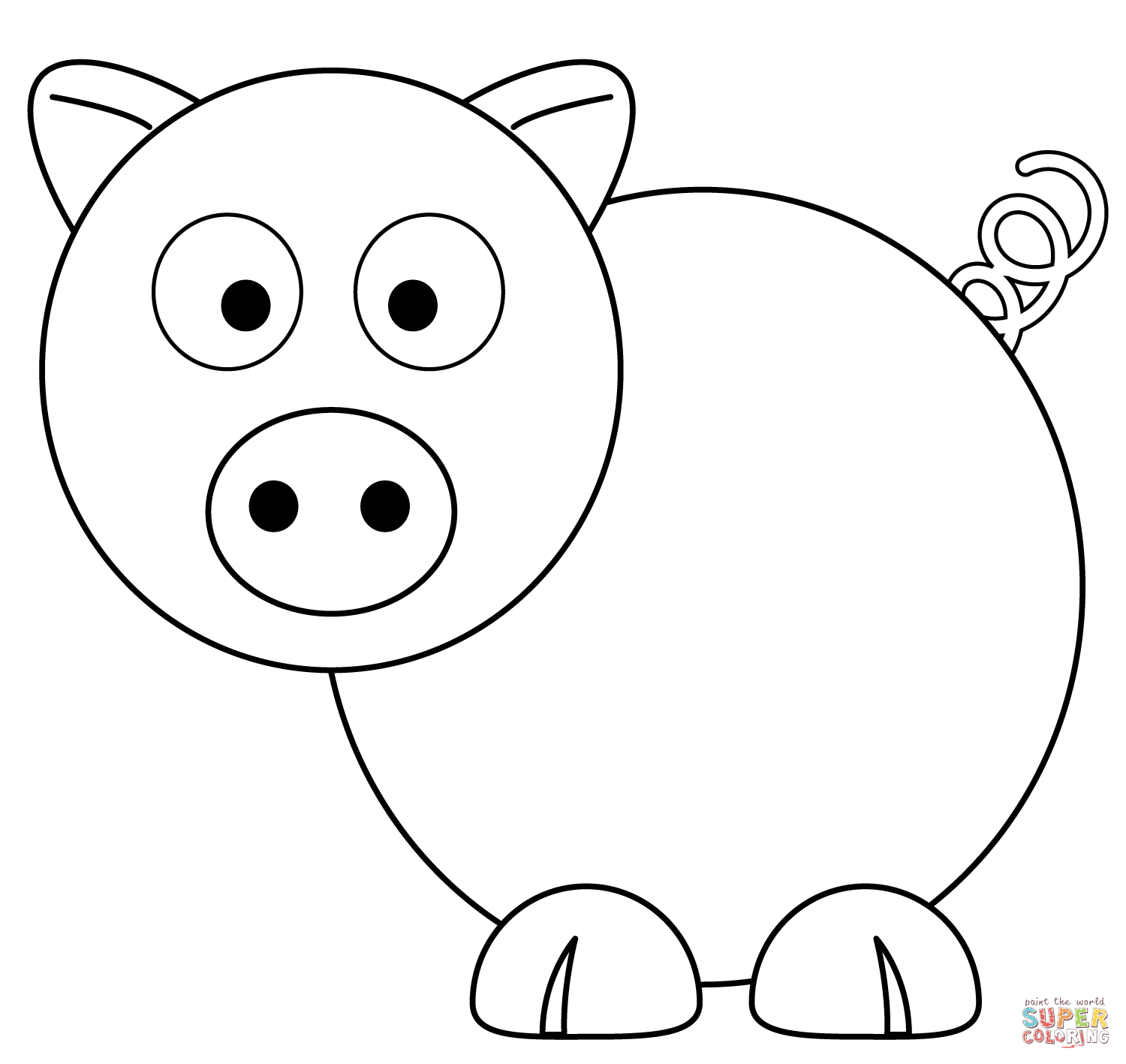 Pig Coloring Pages Free Coloring Pages Piggy Coloring Pages 1500x1417 Pig Coloring Pages Free Coloring Pages Piggy Coloring Pages