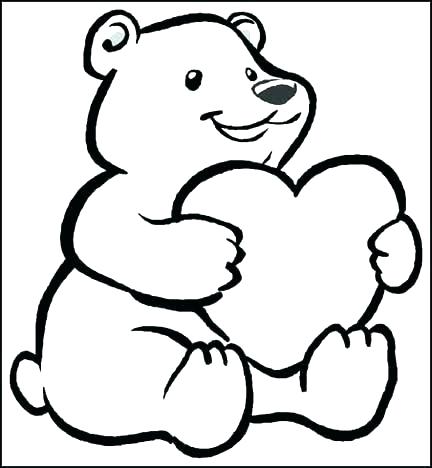 Cute Polar Bear Coloring Pages at GetColorings.com | Free printable ...