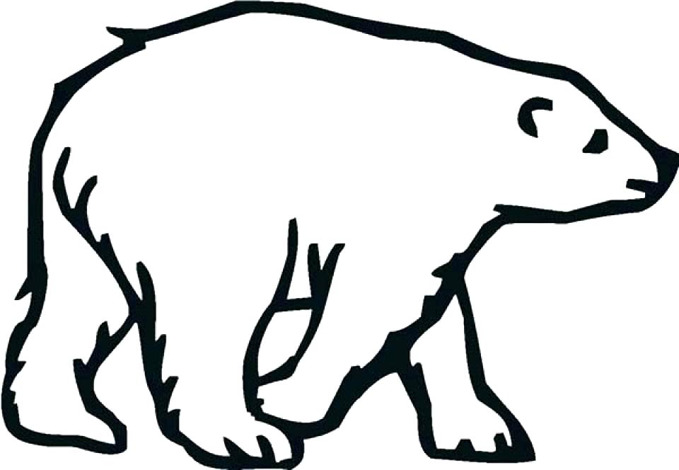 960x664 Polar Bear Coloring Page Polar Bear Coloring Pages For Polar Bear