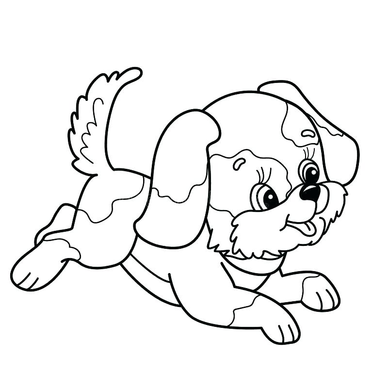 Cartoon Puppy Coloring Pages at GetColorings.com | Free printable ...