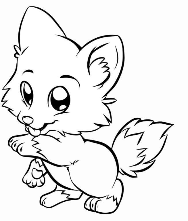 Cartoon Puppy Coloring Pages at GetColorings.com | Free printable ...