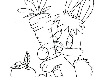 440x330 Rabbits Coloring Pages Rabbit Coloring Pages Coloring Town Free