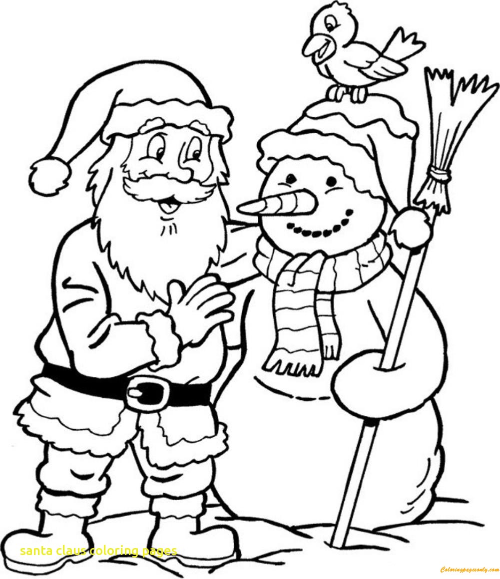 Santa Claus Coloring Pages Co Throughout 1001x1160 Santa Claus Coloring Pages Co Throughout