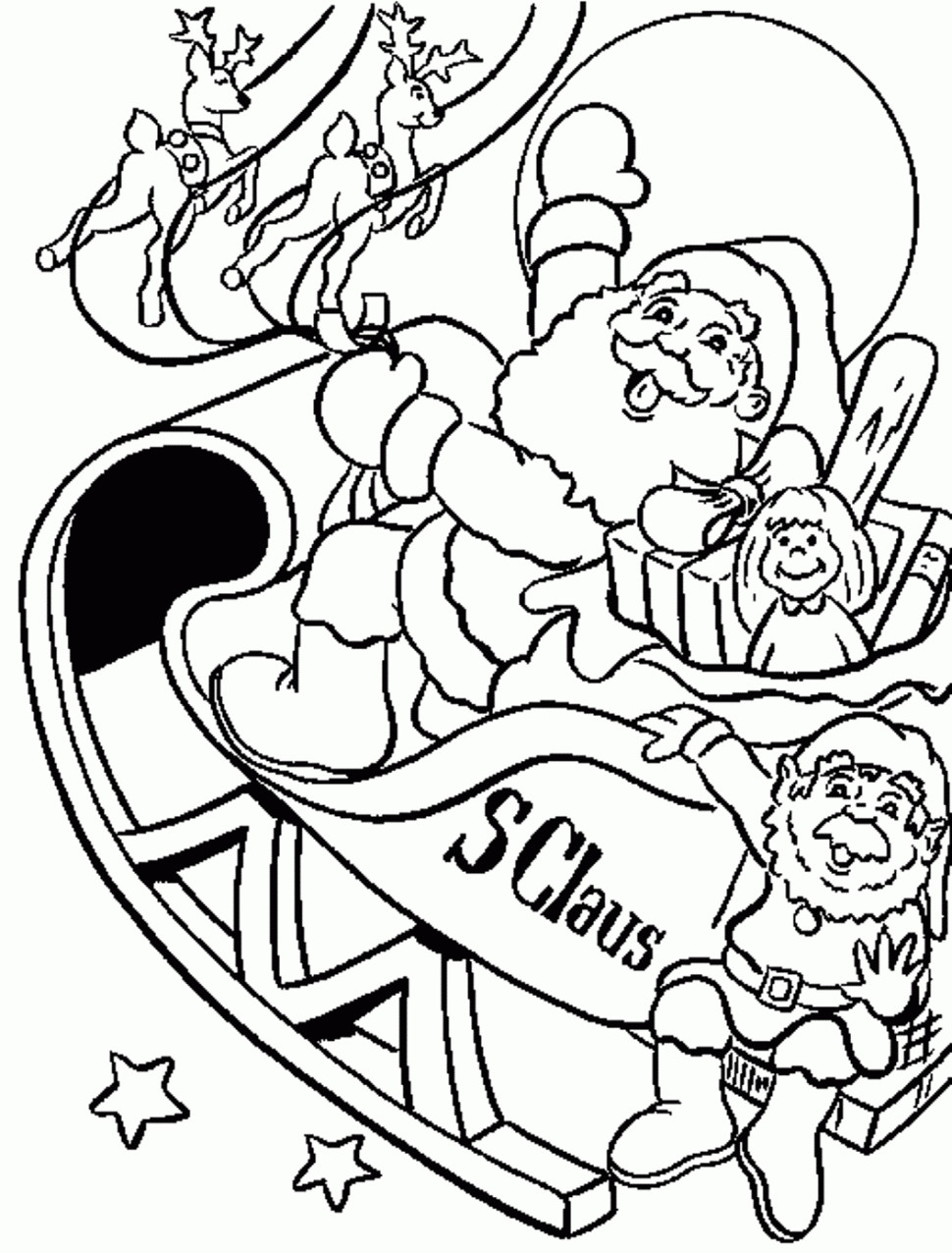 Santa Clause Coloring Page Acpra 970x1276 Santa Clause Coloring Page Acpra