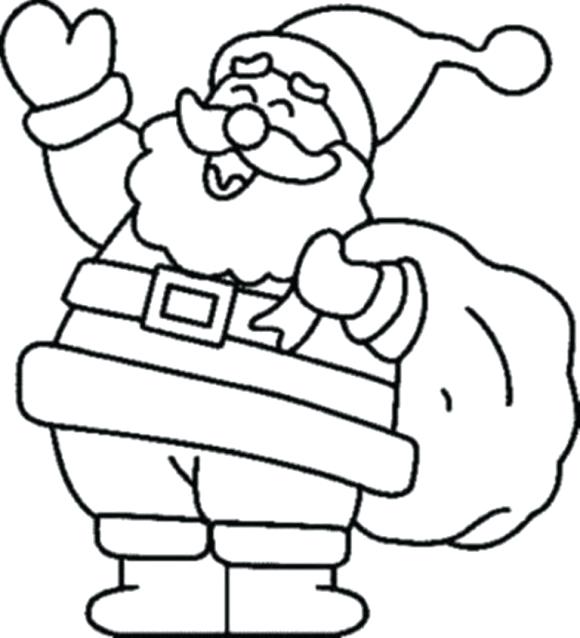60 Best Santa Templates Shapes Crafts Colouring Pages Free Cartoon 580x638 60 Best Santa Templates Shapes Crafts Colouring Pages Free Cartoon