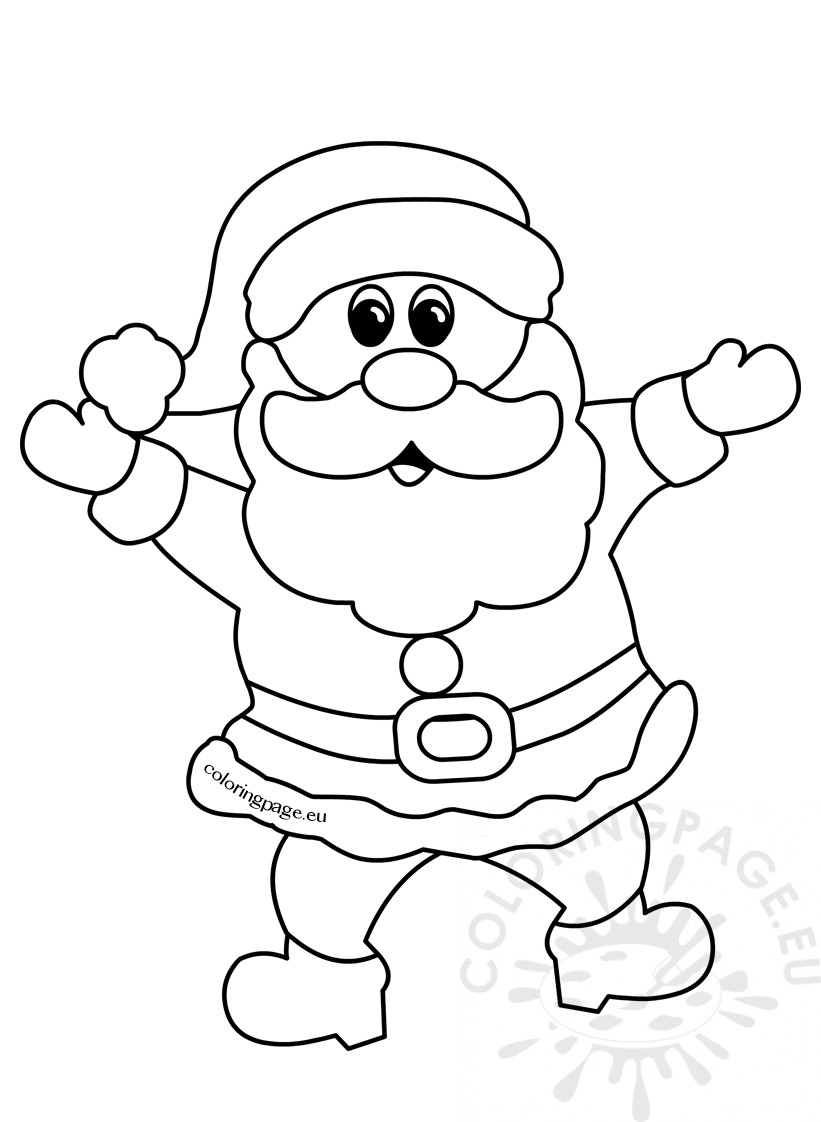 Exploit Santa Claus Outline Cheerful Christmas Cartoon Coloring 821x1122 Exploit Santa Claus Outline Cheerful Christmas Cartoon Coloring