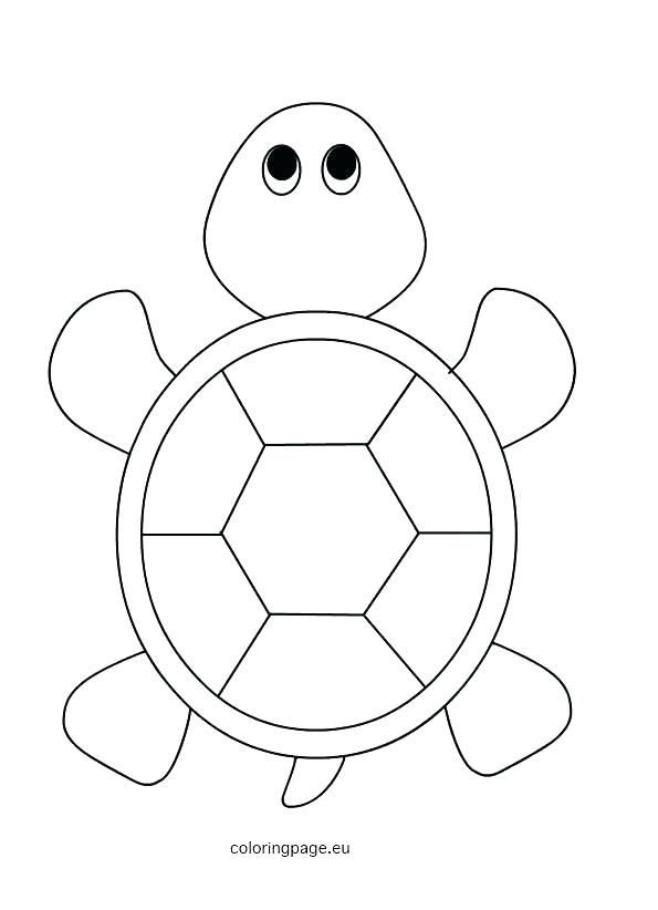 595x822 Sea Turtle Coloring Page With Cartoon Turtle Coloring Pages