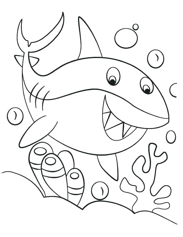 612x792 Free Printable Great White Shark Coloring Pages Finding Dory Whale