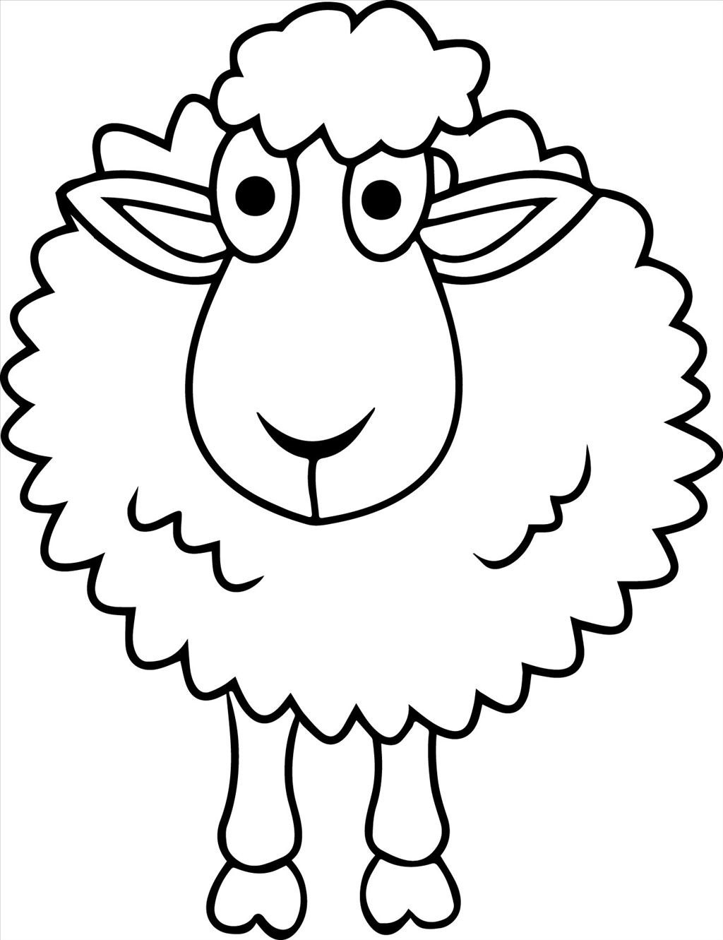 1024x1331 Unique Sheep Coloring Page Design Printable Coloring Sheet
