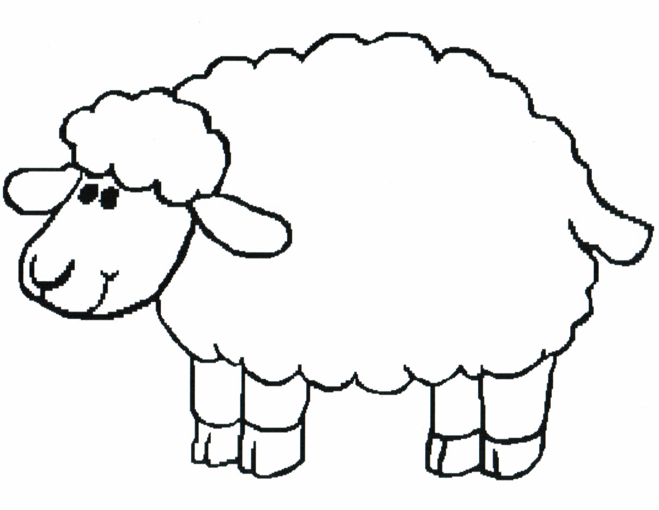 1352x1048 Willpower Sheep And Shepherd Coloring Page Lesson Five The Good