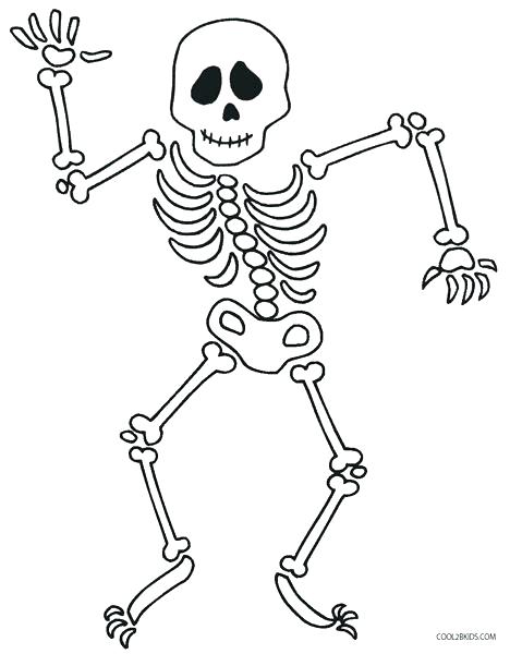 Cartoon Skeleton Coloring Pages at GetColorings.com | Free printable ...