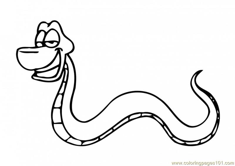 800x566 Snake Show Teeth Coloring Page