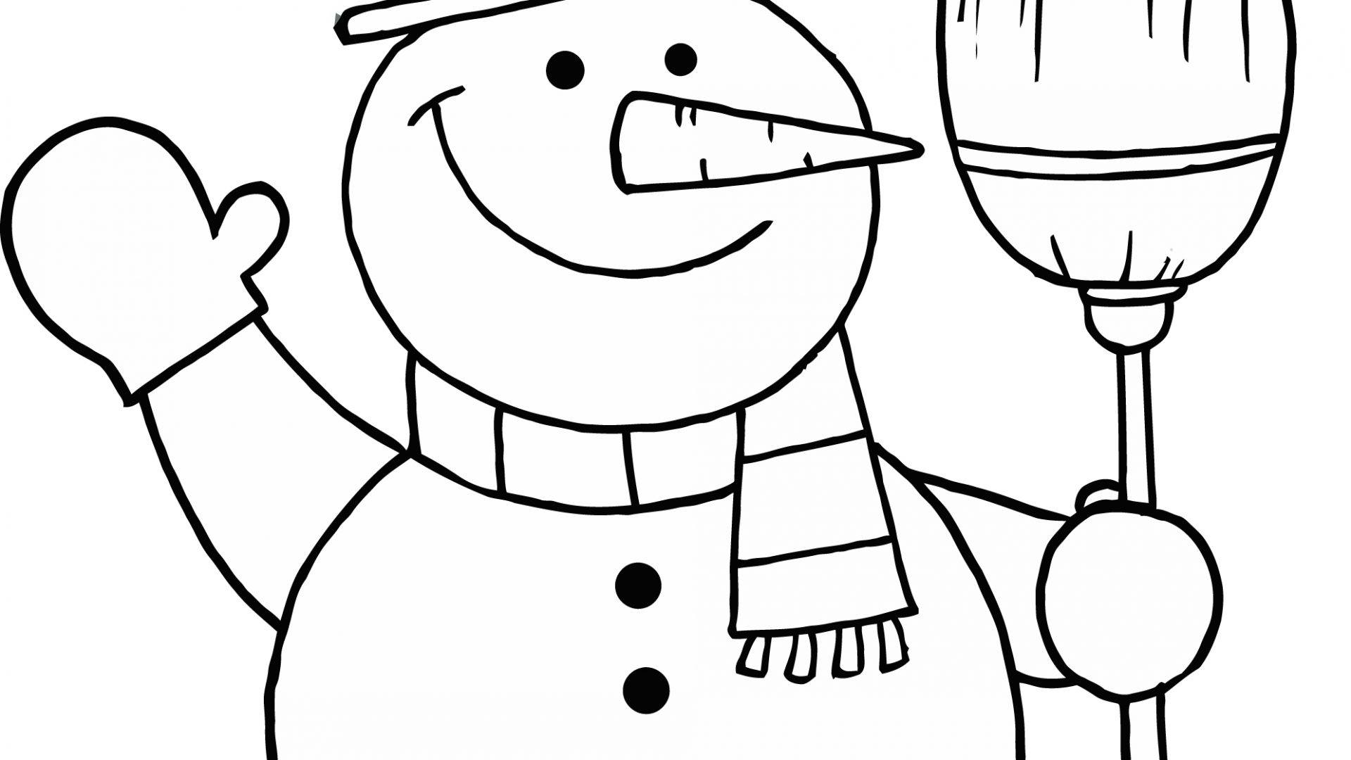Frosty Snowman Coloring Page Free Printable Pages For Kids Adults 1920x1080 Frosty Snowman Coloring Page Free Printable Pages For Kids Adults