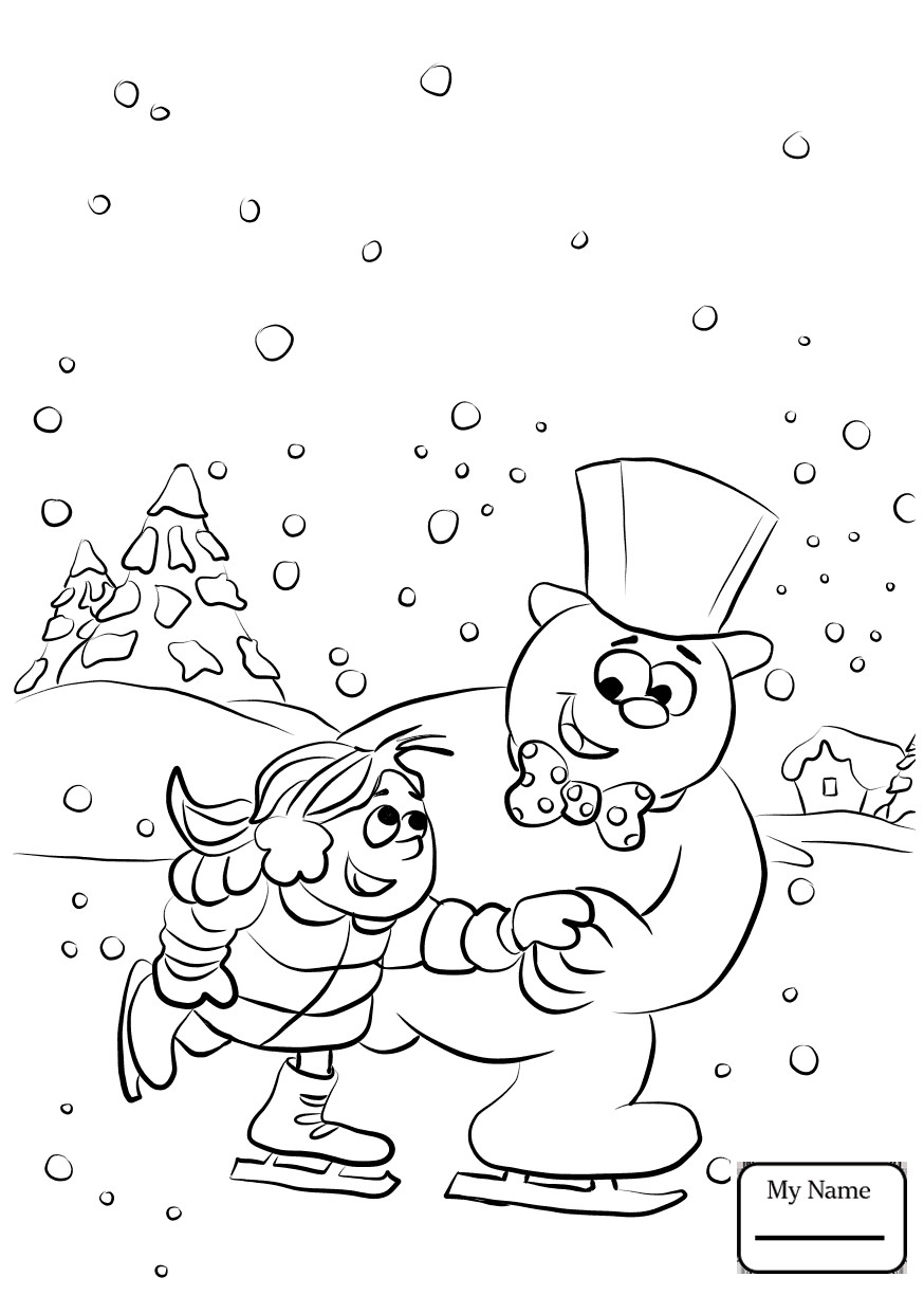 Frosty The Snowman Coloring Page 874x1224 Frosty The Snowman Coloring Page
