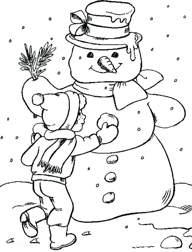 Coloring Pages Snowman Cliptext.co 644x843 Coloring Pages Snowman Cliptext.co
