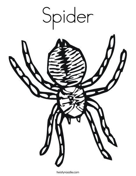 Spider Coloring Pages Cartoon Spider 1 Coloring Page 468x605 Spider Coloring Pages Cartoon Spider 1 Coloring Page
