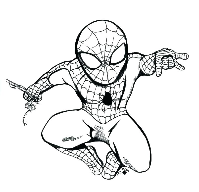 Cartoon Spiderman Coloring Pages at GetColorings.com | Free printable ...