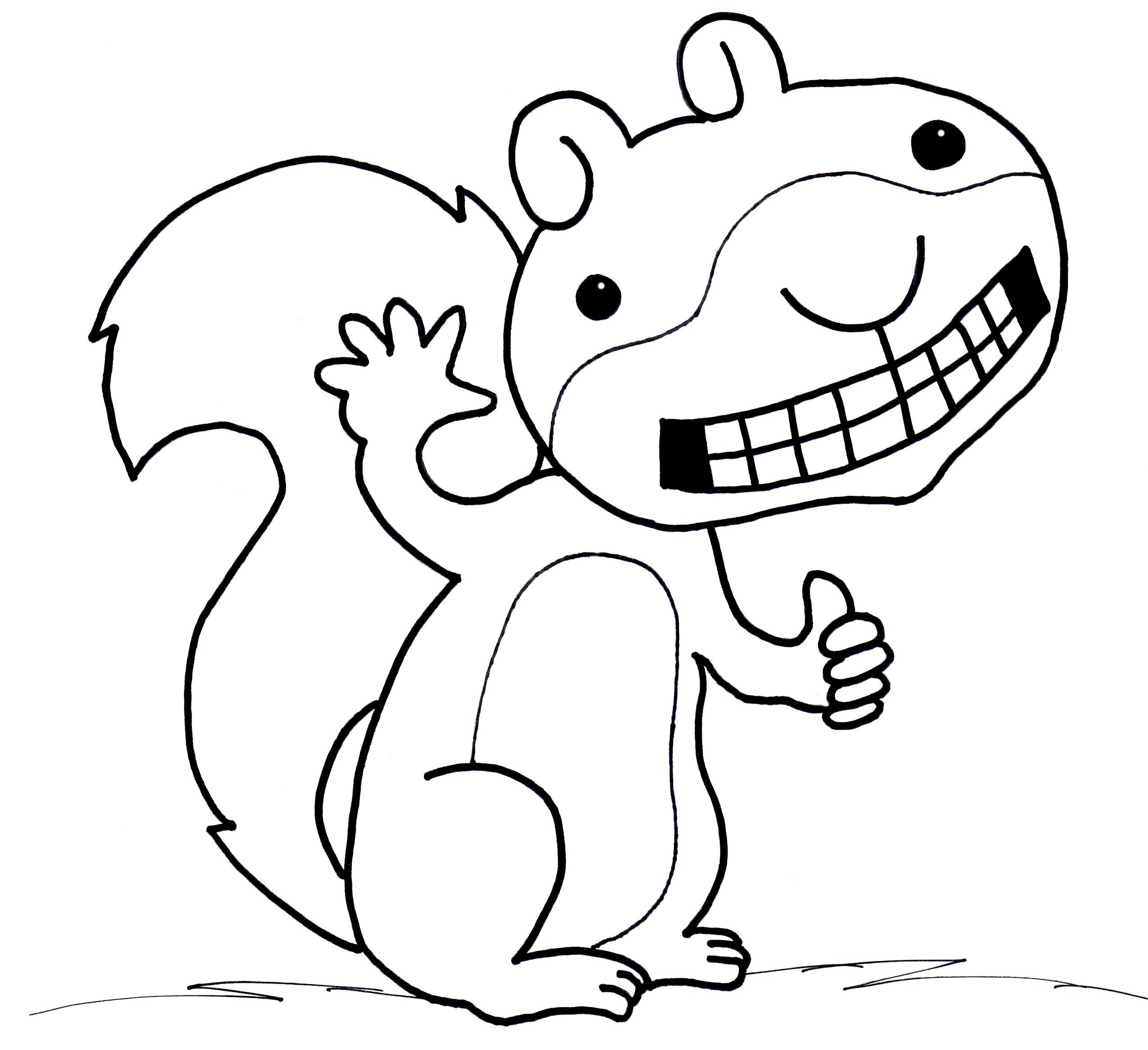 Largest Squirrel Coloring Page Squirrels Pages 2550x2331 Largest Squirrel Coloring Page Squirrels Pages
