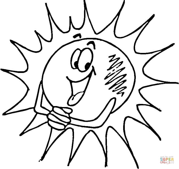 750x709 Sun Smiley Face Coloring Pages Download