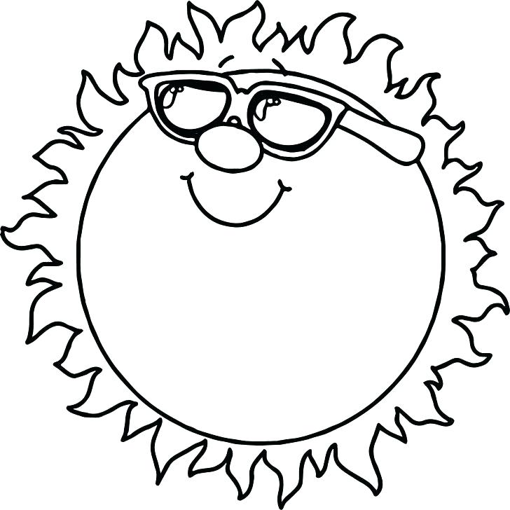 Cartoon Sun Coloring Pages at GetColorings.com | Free printable ...