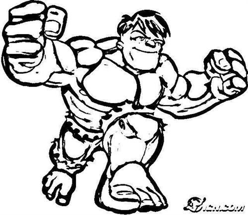 500x434 Free Superhero Coloring Pages Super Hero Squad Coloring Page