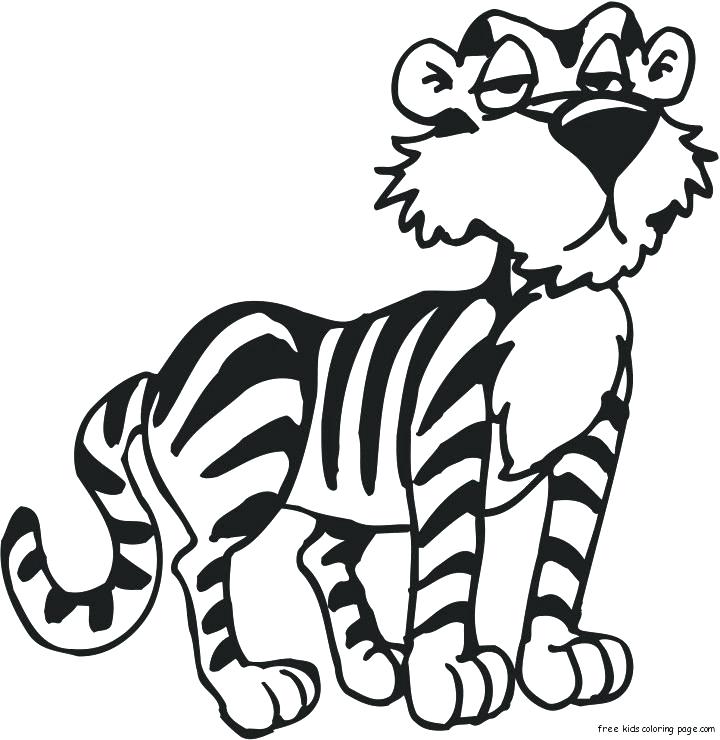 Cute Tiger Coloring Pages Cute Tiger Coloring Pages Cartoon Tiger 720x740 Cute Tiger Coloring Pages Cute Tiger Coloring Pages Cartoon Tiger