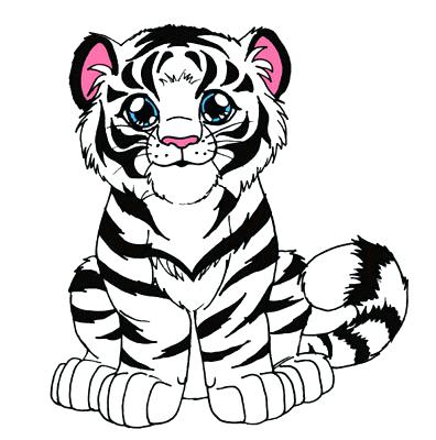 Cute Tiger Coloring Pages Tiger Cub By On Cartoon Tiger Coloring 396x400 Cute Tiger Coloring Pages Tiger Cub By On Cartoon Tiger Coloring