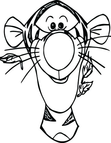 Coloring Pages Tiger Coloring Page Cartoon Best Without Stripes 389x500 Coloring Pages Tiger Coloring Page Cartoon Best Without Stripes