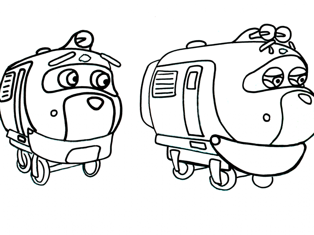 1024x768 Chuggington Coloring Pages Calley For Kids Printable General Free