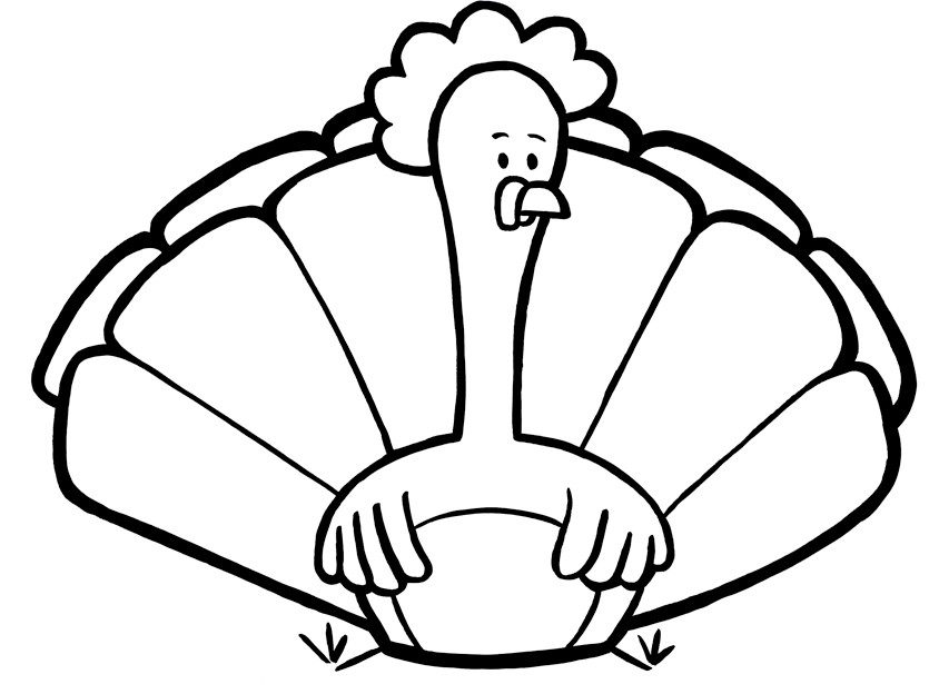 20 Luxury Turkey Coloring Pages Printable 835x624 20 Luxury Turkey Coloring Pages Printable