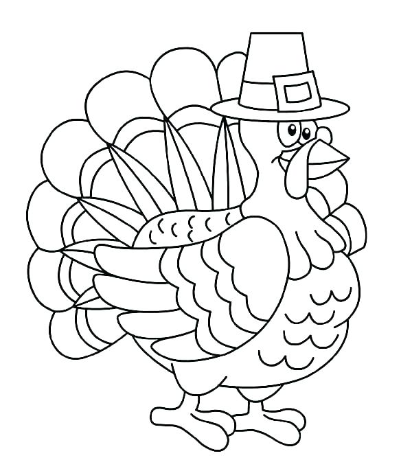 Turkey Coloring Pages For Kids Printable Turkey Coloring Pages 600x686 Turkey Coloring Pages For Kids Printable Turkey Coloring Pages