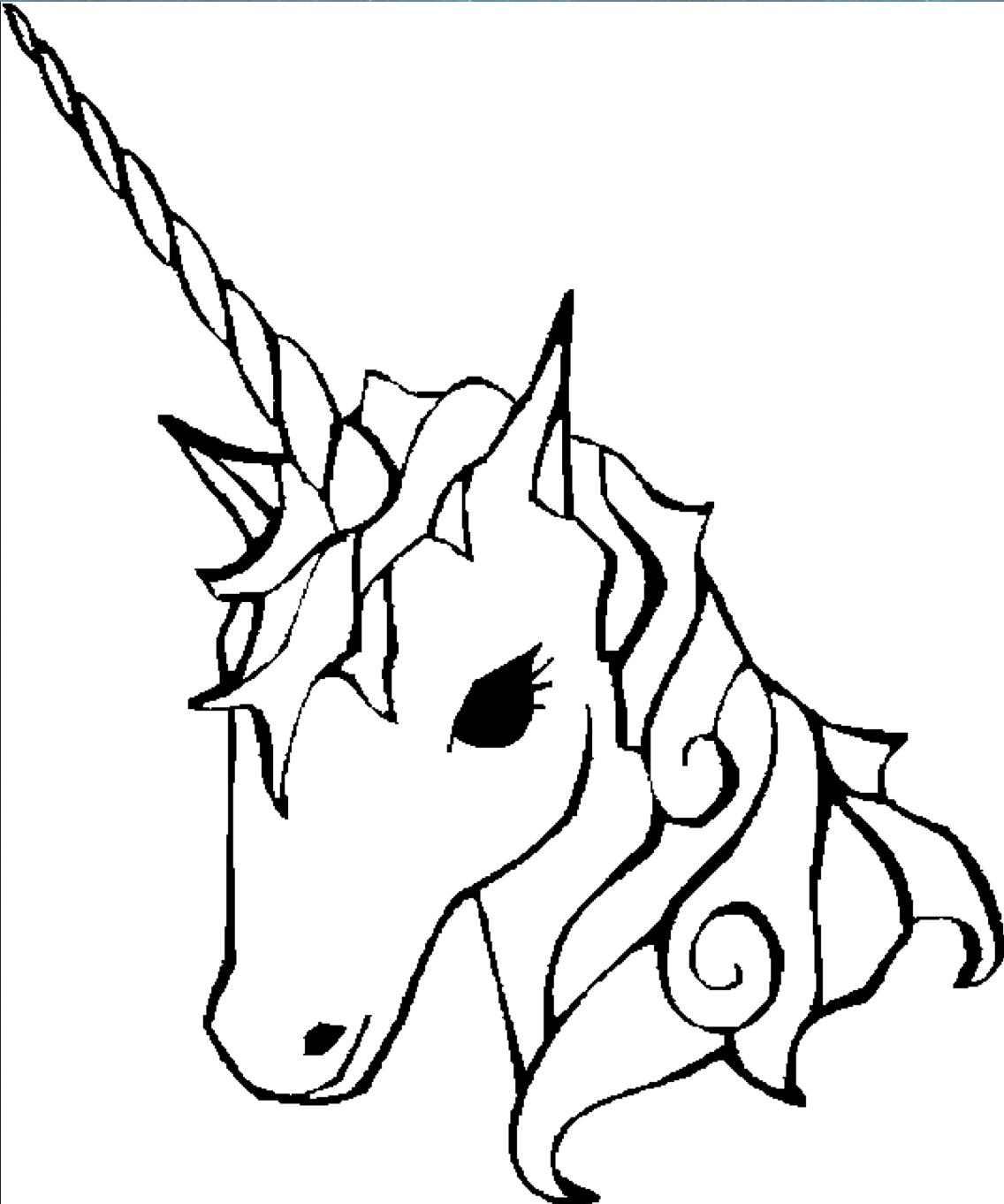 Unicorn Coloring Page Amp Coloring Book 1136x1362 Unicorn Coloring Page Amp Coloring Book