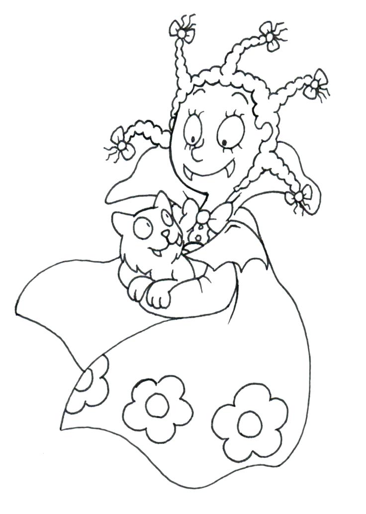 Cartoon Vampire Coloring Pages at GetColorings.com | Free printable