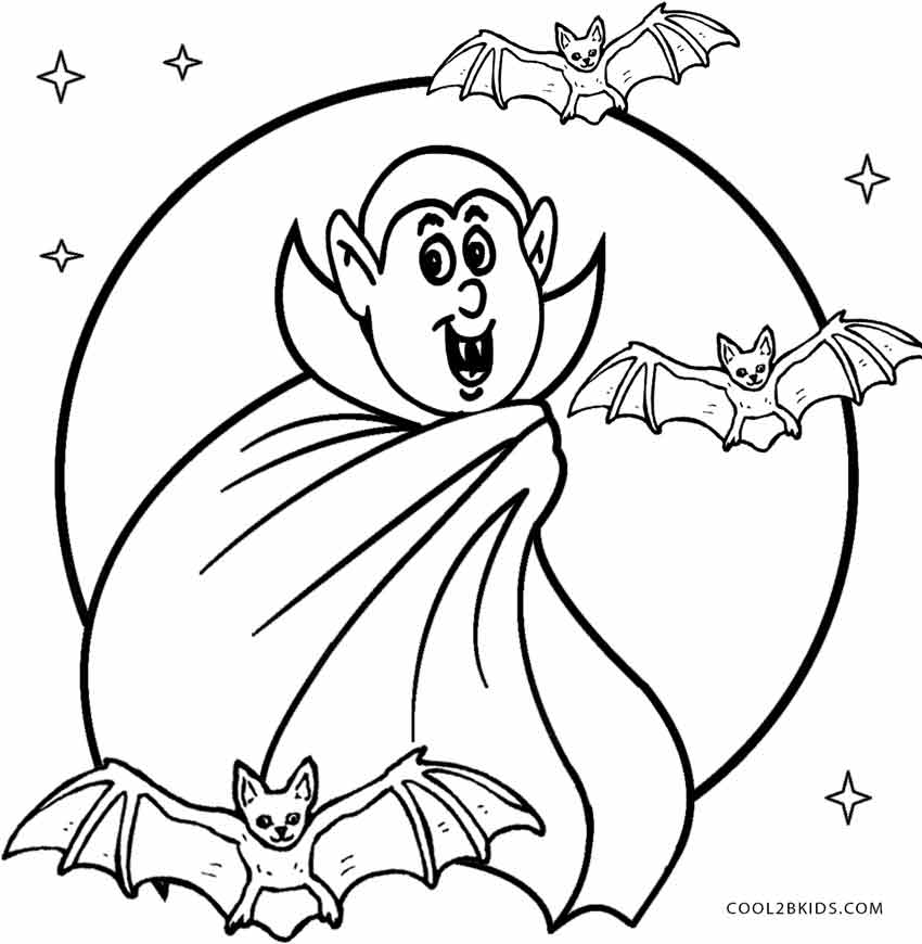 850x870 Vampire Coloring Sheets