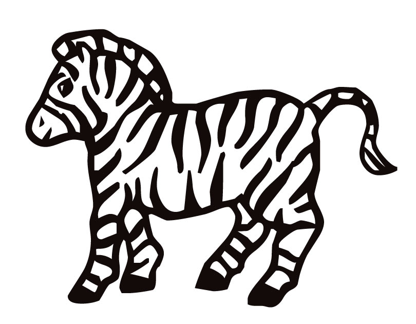 Cartoon Zebra Coloring Pages 810x630 Cartoon Zebra Coloring Pages