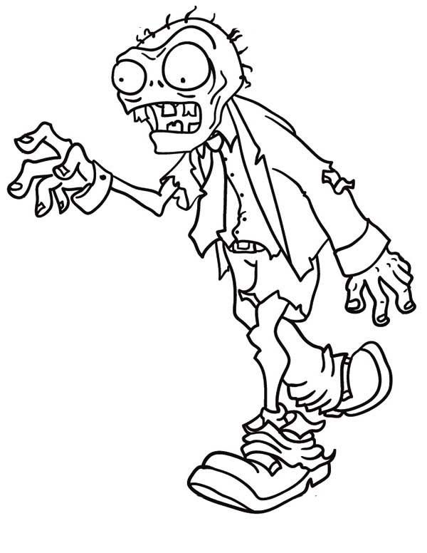 600x776 Top 20 Zombie Coloring Pages For Your Kids Coloring Books, Craft