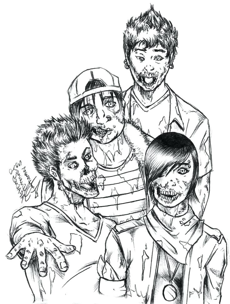 736x974 Zombie Coloring Pages Just Zombie Coloring Pages Cartoon Zombie