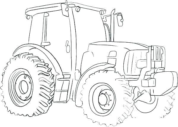 600x429 John Tractor Coloring Pages Many Interesting John Tractor Coloring