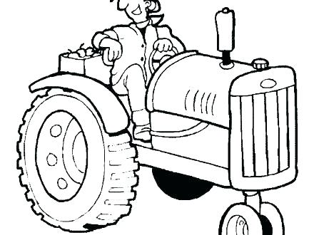 440x330 Tractor Color Pages Tractor Coloring Book John Deere Tractor Color