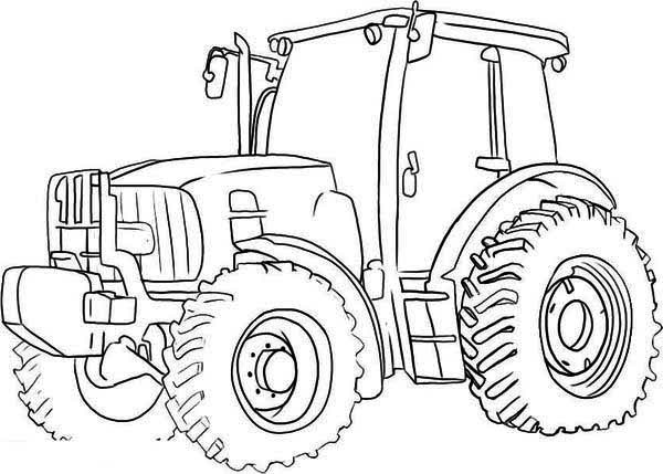 600x429 Tractor Coloring Pages